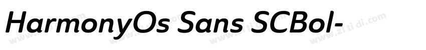HarmonyOs Sans SCBol字体转换
